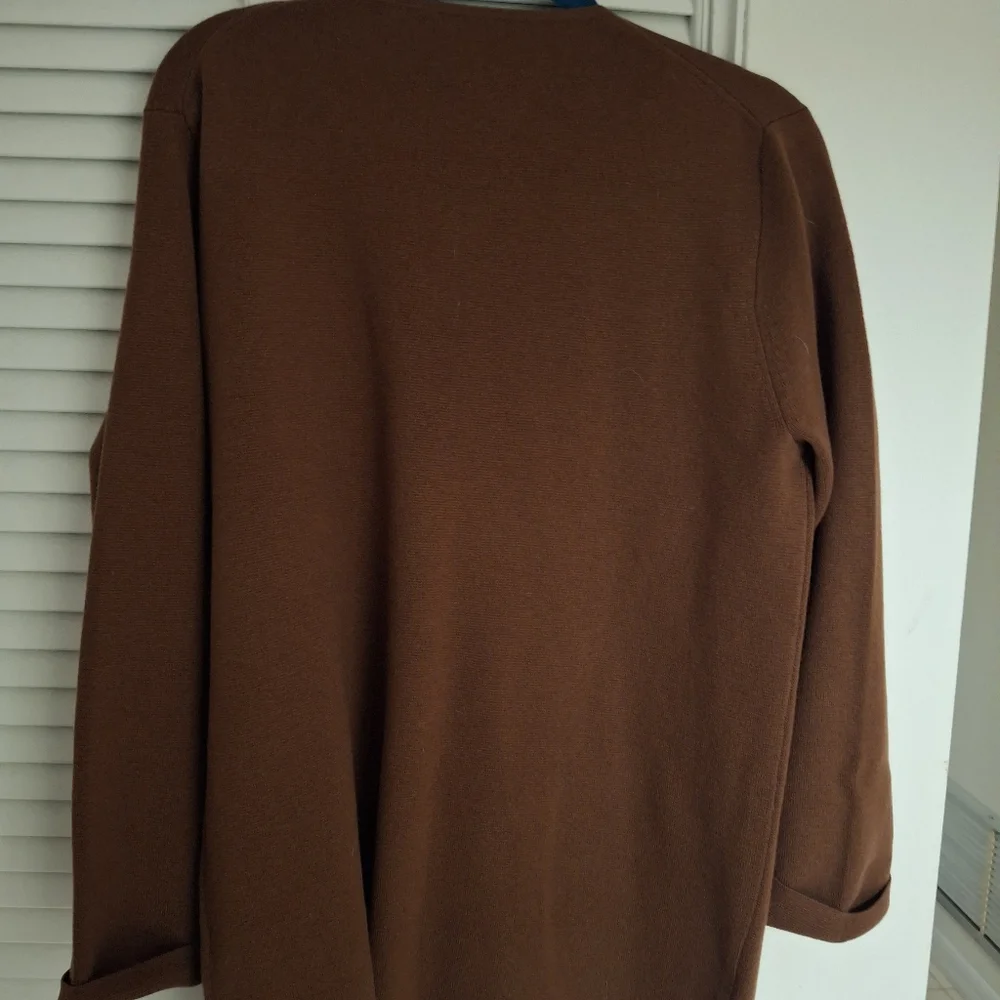 J. Crew Brown Women's Cardigan Sweater - Picture 4 of 4